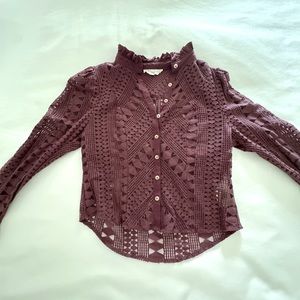 Anthropology, see-through blouse